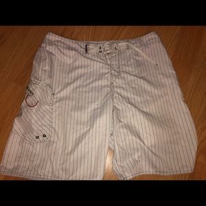 Quicksilver swim trunks board shorts men 36 EUC